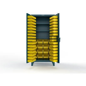 Strong Hold® Extreme Duty Bin Cabinet 3 Shelves 110 Bins 36