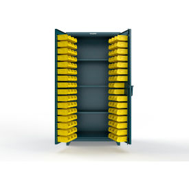 Strong Hold® Extreme Duty Bin Cabinet 3 Shelves 94 Bins 36