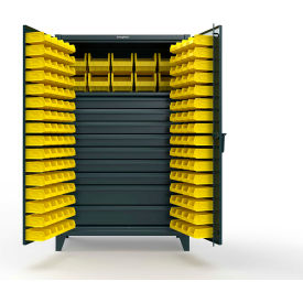 Strong Hold® Extreme Duty Bin Cabinet 154 Bins 9 Drawer 1 Shelf 48