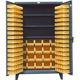 Strong Hold® Heavy Duty Bin Cabinet 46-BBS-243 - With 164 Bins 48x24x78 46-BBS-243