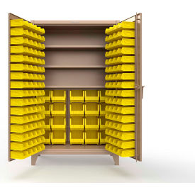 Strong Hold® Extreme Duty Bin Cabinet 164 Bins 3 Shelf 48