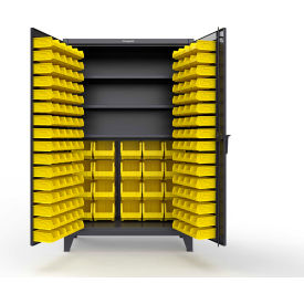 Strong Hold® Extreme Duty Bin Cabinet 164 Bins 3 Shelf 48