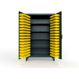 Strong Hold® Extreme Duty Bin Cabinet w/SecuRam ProLogic L22 Lock 48