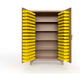 Strong Hold® Extreme Duty Bin Cabinet with SecuRam Guard App 48