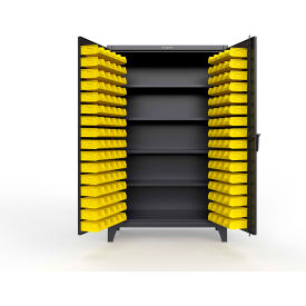 Strong Hold® Extreme Duty Bin Cabinet with SecuRam Guard App 48