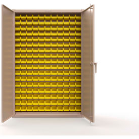 Strong Hold® Extreme Duty Industrial Slim-Line Cabinet with 187 Bins 48
