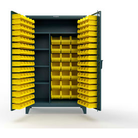 Strong Hold® Extreme Duty Bin Cabinet w/Multiple Sized Bins 48