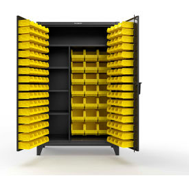 Strong Hold® Extreme Duty Bin Cabinet w/Multiple Sized Bins 48