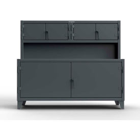 Strong Hold® Extreme Duty Workbench w/Upper Storage Compartments 108