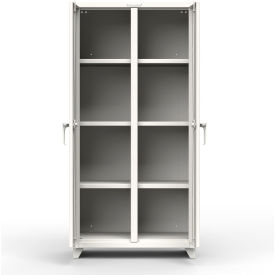 Stronghold Heavy Duty Double Shift Storage Cabinet 14 Gauge 36