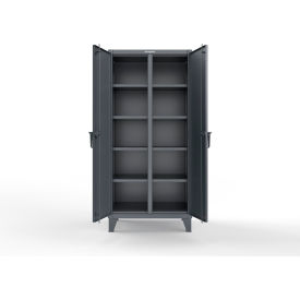 Strong Hold® Double Shift Storage Cabinet 8 Shelves 12 Gauge 36