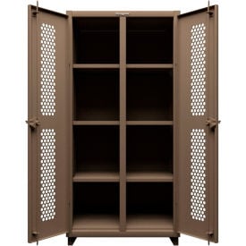 Strong Hold® Double Shift Storage Cabinet 14 Gauge 36