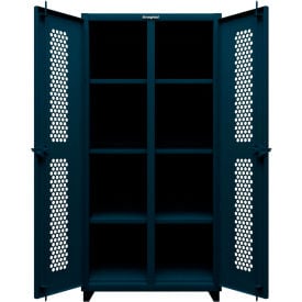 Strong Hold® Double Shift Storage Cabinet 14 Gauge 36