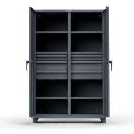 Stronghold HD Double Shift Storage Cabinet with 6 Drawers 14 Gauge 48