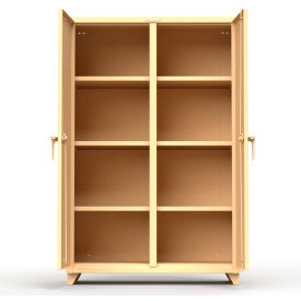Stronghold Heavy Duty Double Shift Storage Cabinet 14 Gauge 48