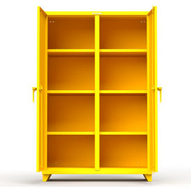 Stronghold Heavy Duty Double Shift Storage Cabinet 14 Gauge 48