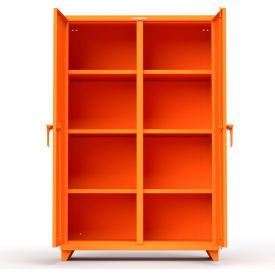 Stronghold Heavy Duty Double Shift Storage Cabinet 14 Gauge 48