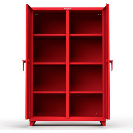 Stronghold Heavy Duty Double Shift Storage Cabinet 14 Gauge 48