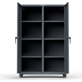 Stronghold Heavy Duty Double Shift Storage Cabinet 14 Gauge 48