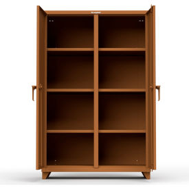 Stronghold Heavy Duty Double Shift Storage Cabinet 14 Gauge 48