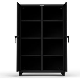Stronghold Heavy Duty Double Shift Storage Cabinet 14 Gauge 48