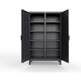 Strong Hold® Double Shift Storage Cabinet 12 Gauge 48