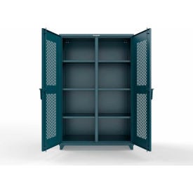 Strong Hold® Double Shift Storage Cabinet 14 Gauge 48