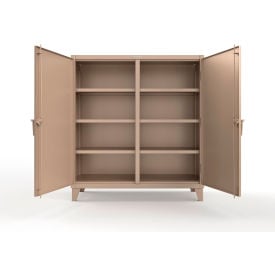 Strong Hold® Double Shift Storage Cabinet 12 Gauge 60