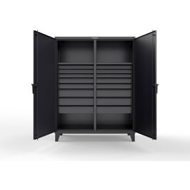 Strong Hold® Double Shift Storage Cabinet with 16 Drawers 12 GA 60