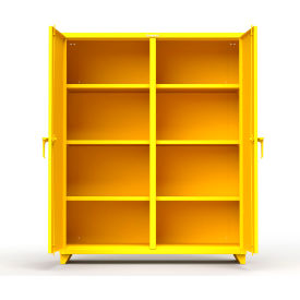 Stronghold Heavy Duty Double Shift Storage Cabinet 14 Gauge 60