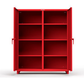 Stronghold Heavy Duty Double Shift Storage Cabinet 14 Gauge 60