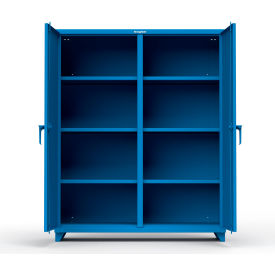 Stronghold Heavy Duty Double Shift Storage Cabinet 14 Gauge 60