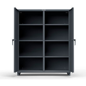 Stronghold Heavy Duty Double Shift Storage Cabinet 14 Gauge 60