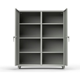Stronghold Heavy Duty Double Shift Storage Cabinet 14 Gauge 60
