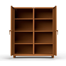 Stronghold Heavy Duty Double Shift Storage Cabinet 14 Gauge 60