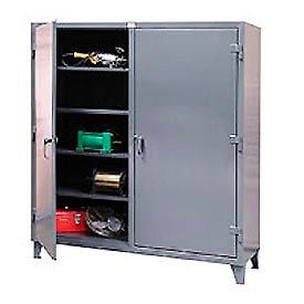 Stronghold Heavy Duty Double Shift Storage Cabinet 12 Gauge 60