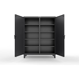 Strong Hold® Double Shift Storage Cabinet with 8 Shelves 12 GA 60
