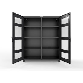 Strong Hold® Double Shift Clear View Cabinet 14 GA 60