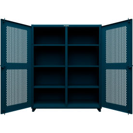 Strong Hold® Double Shift Ventilated Diamond Cabinet 14 GA 60