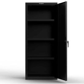 Stronghold Heavy Duty Single Door Cabinet 3 Shelves 18 Gauge 30