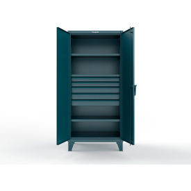 Strong Hold® Extreme Duty Cabinet with 4 Drawers 3 Shelves 36