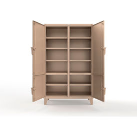 Strong Hold® Extreme Duty Cabinet with 4 Locking Doors 48