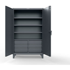 Strong Hold® Extreme Duty Cabinet with 4 Shelves & 6 Drawers 48