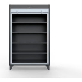Strong Hold® Extreme Duty Cabinet with Roll-Up Door & 4 Shelves 48
