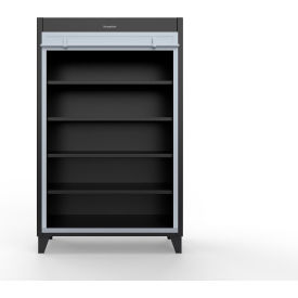 Strong Hold® Extreme Duty Cabinet with Roll-Up Door & 4 Shelves 48