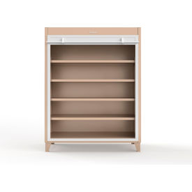 Strong Hold® Extreme Duty Cabinet with Roll-Up Door 4 Shelves 60