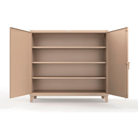 Strong Hold® Extreme Duty Cabinet with 3 Deep Shelves 72