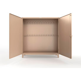 Strong Hold® Extreme Duty Rigging Cabinet with 24 Hooks 72