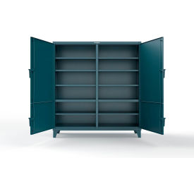 Strong Hold® HD Steel Storage Cabinet with 4 Locking Doors 72