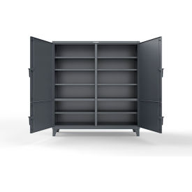 Strong Hold® HD Steel Storage Cabinet with 4 Locking Doors 72